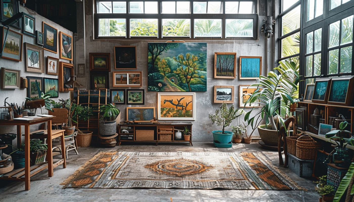 Como decorar sua casa com arte sustentável e acessível